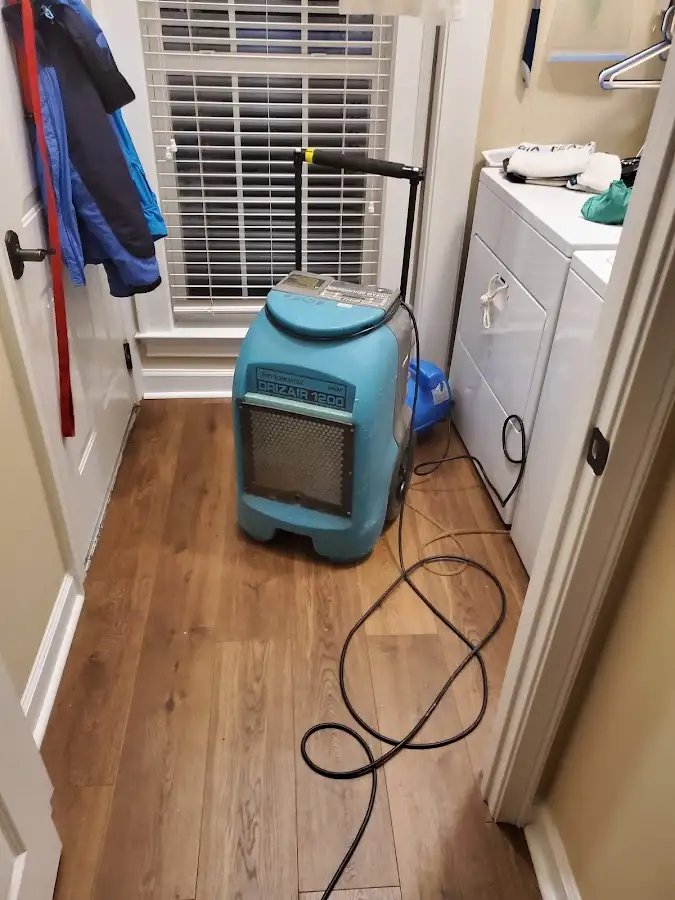 Commercial dehumidifier deployed for Crawl Space Restoration in Cerritos