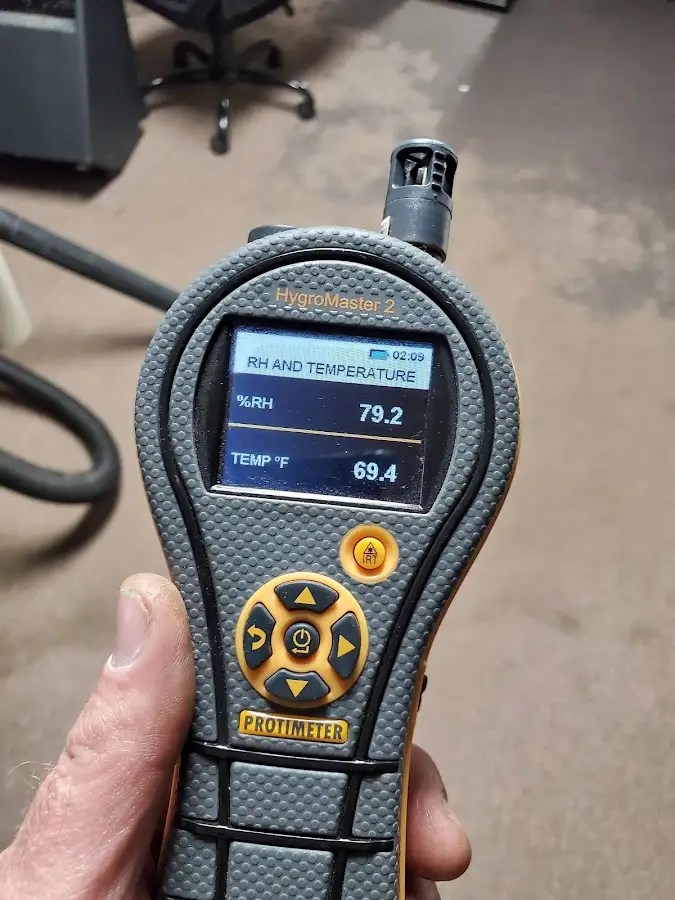 Moisture meter humidity assessment for Fire & Smoke Damage Restoration in Cerritos